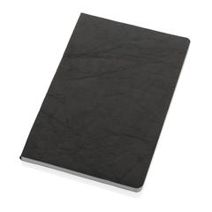Vue Cahier A5 en papier kraft Salton de couleur noir| Krokrodeal