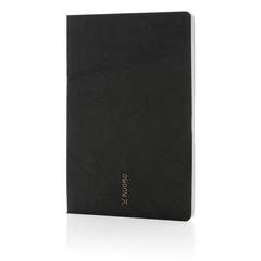 Vue Cahier A5 en papier kraft Salton de couleur noir| Krokrodeal