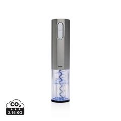 Vue Tire-bouchon électrique - rechargeable USB de couleur gris| Krokrodeal