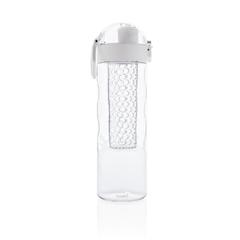 Vue Bouteille d'eau à infusion étanche Honeycomb de couleur blanc| Krokrodeal
