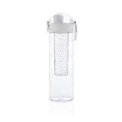 Vue Bouteille d'eau à infusion étanche Honeycomb de couleur blanc| Krokrodeal