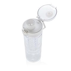 Vue Bouteille d'eau à infusion étanche Honeycomb de couleur blanc| Krokrodeal
