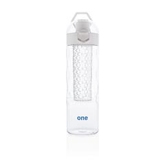 Vue Bouteille d'eau à infusion étanche Honeycomb de couleur blanc| Krokrodeal
