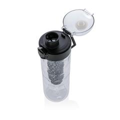 Vue Bouteille d'eau à infusion étanche Honeycomb de couleur noir| Krokrodeal