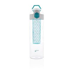 Vue Bouteille d'eau à infusion étanche Honeycomb de couleur bleu| Krokrodeal
