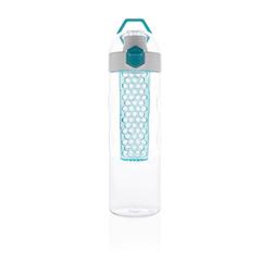 Vue Bouteille d'eau à infusion étanche Honeycomb de couleur bleu| Krokrodeal