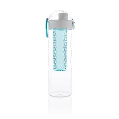 Vue Bouteille d'eau à infusion étanche Honeycomb de couleur bleu| Krokrodeal