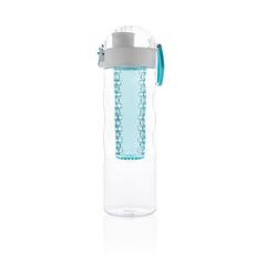 Vue Bouteille d'eau à infusion étanche Honeycomb de couleur bleu| Krokrodeal