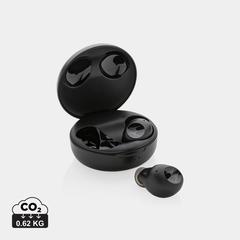 Vue Oreillettes Motorola étanche IPX5 avec TWS Moto 150 de couleur noir| Krokrodeal