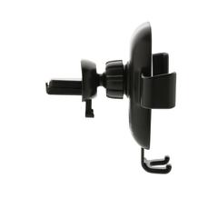 Vue Support voiture avec chargeur 10W en plastique recyclé RCS de couleur noir| Krokrodeal