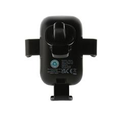 Vue Support voiture avec chargeur 10W en plastique recyclé RCS de couleur noir| Krokrodeal