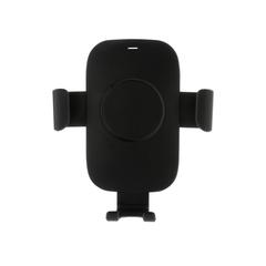Vue Support voiture avec chargeur 10W en plastique recyclé RCS de couleur noir| Krokrodeal