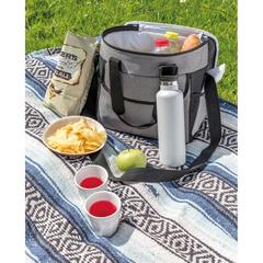 Vue Sac isotherme large de couleur gris| Krokrodeal