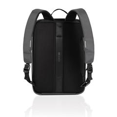 Vue Bobby Bizz 2.0 sac à dos et sacoche antivol de couleur gris| Krokrodeal