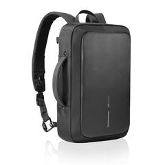 Vue Bobby Bizz 2.0 sac à dos et sacoche antivol de couleur noir| Krokrodeal