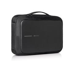 Vue Bobby Bizz 2.0 sac à dos et sacoche antivol de couleur noir| Krokrodeal