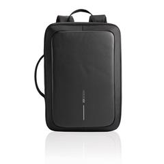 Vue Bobby Bizz 2.0 sac à dos et sacoche antivol de couleur noir| Krokrodeal