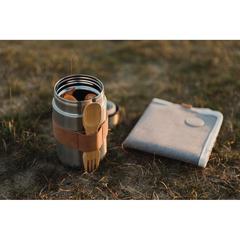 Vue VINGA Thermos pour aliments Miles de couleur gris| Krokrodeal