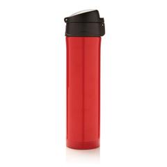 Vue Bouteille isotherme verrouillage facile de couleur rouge| Krokrodeal