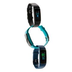 Vue Bracelet connecté Stay Fit de couleur noir| Krokrodeal