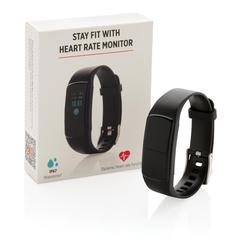 Vue Bracelet connecté Stay Fit de couleur noir| Krokrodeal