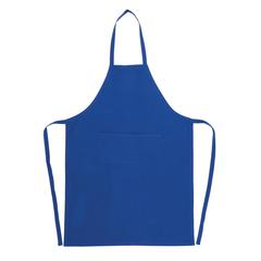 Vue Tablier en coton Impact AWARE™ de couleur bleu| Krokrodeal