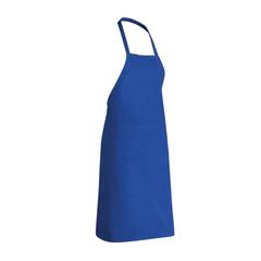 Vue Tablier en coton Impact AWARE™ de couleur bleu| Krokrodeal