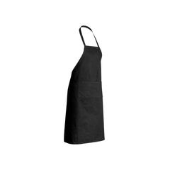 Vue Tablier en coton Impact AWARE™ de couleur noir| Krokrodeal