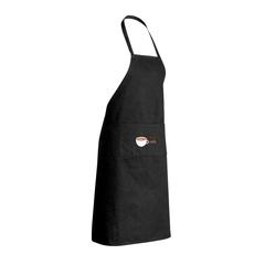 Vue Tablier en coton Impact AWARE™ de couleur noir| Krokrodeal