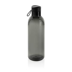 Vue Bouteille 1L en rPET RCS Avira Atik de couleur noir| Krokrodeal