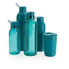 Vue Bouteille 1L en rPET RCS Avira Atik de couleur bleu| Krokrodeal