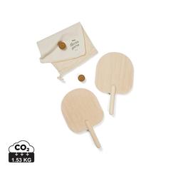 Vue VINGA Jeu de tennis de plage Miro de couleur marron| Krokrodeal