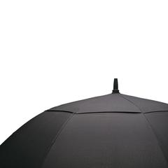 Vue Parapluie tempête 23" Swiss peak AWARE™ Tornado de couleur noir| Krokrodeal