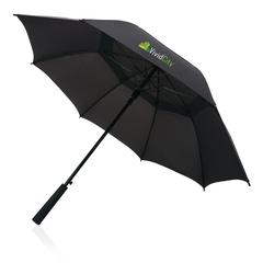 Vue Parapluie tempête 23" Swiss peak AWARE™ Tornado de couleur noir| Krokrodeal