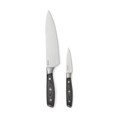 Vue VINGA Ensemble de couteaux de chef Kaiser de couleur gris| Krokrodeal