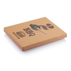 Vue Set hamburger pour barbecue de couleur gris| Krokrodeal