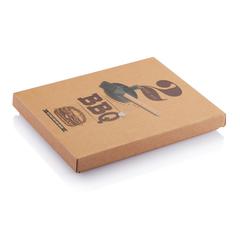 Vue Set hamburger pour barbecue de couleur gris| Krokrodeal