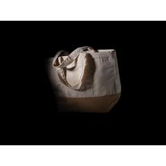 Vue Sac isotherme en toile recyclée et non teinté Impact AWARE ™ de couleur blanc| Krokrodeal