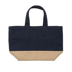 Vue Sac isotherme en toile recyclée et non teinté Impact AWARE ™ de couleur bleu| Krokrodeal