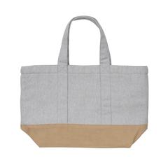 Vue Sac isotherme en toile recyclée et non teinté Impact AWARE ™ de couleur gris| Krokrodeal