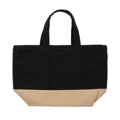 Vue Sac isotherme en toile recyclée et non teinté Impact AWARE ™ de couleur noir| Krokrodeal