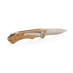 Vue Couteau d'extérieur en bois de couleur marron| Krokrodeal