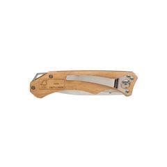 Vue Couteau d'extérieur en bois de couleur marron| Krokrodeal