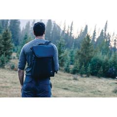 Vue Sac à dos 15" en rPET AWARE™ Swiss Peak Fern de couleur noir| Krokrodeal