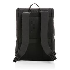 Vue Sac à dos 15" en rPET AWARE™ Swiss Peak Fern de couleur noir| Krokrodeal