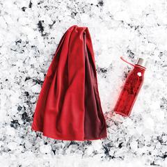Vue VINGA Bouteille d'eau 600ml Lean de couleur rouge| Krokrodeal