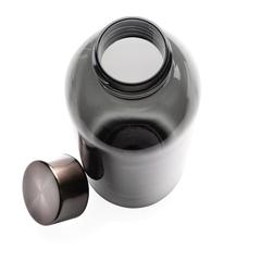 Vue Bouteille d'eau étanche avec bouchon en métal de couleur noir| Krokrodeal