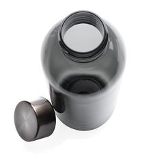 Vue Bouteille d'eau étanche avec bouchon en métal de couleur noir| Krokrodeal