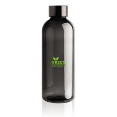 Vue Bouteille d'eau étanche avec bouchon en métal de couleur noir| Krokrodeal