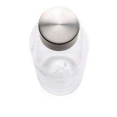 Vue Bouteille d'eau étanche avec bouchon en métal de couleur translucide| Krokrodeal